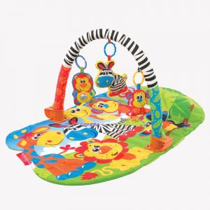 Detachable Toys Multicoloured 40173 Playgro Junyju Fold and Go Activity Playgym From 0 Months